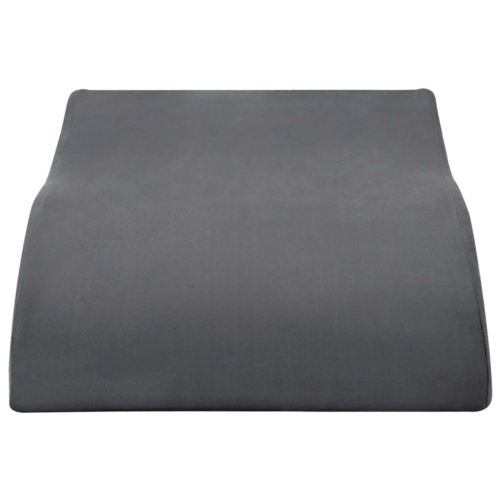 Blazina za noge Siva 68 x 40 x 18 cm PU pena - slika 4