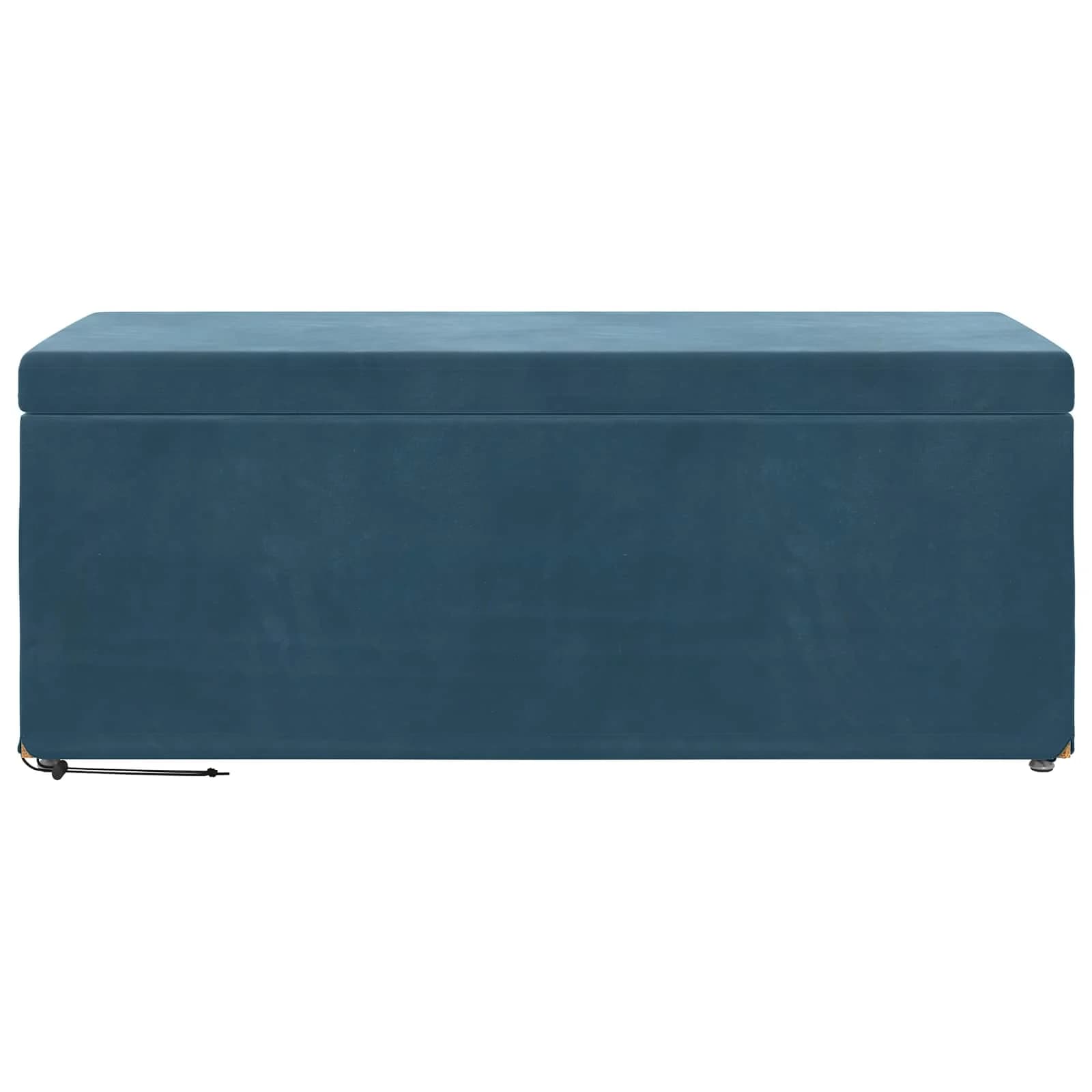 Stolica Modra 101 x 41 x 40 cm Samet in Umetno Leseno - slika 4
