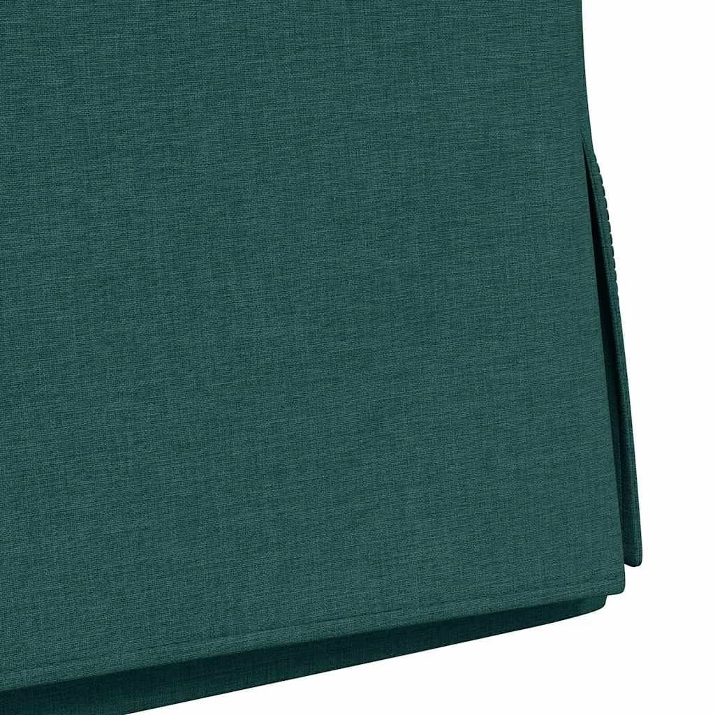 Jedilni stoli 2 kos blago Temno zelena 57 x 67 x 98 cm - slika 9