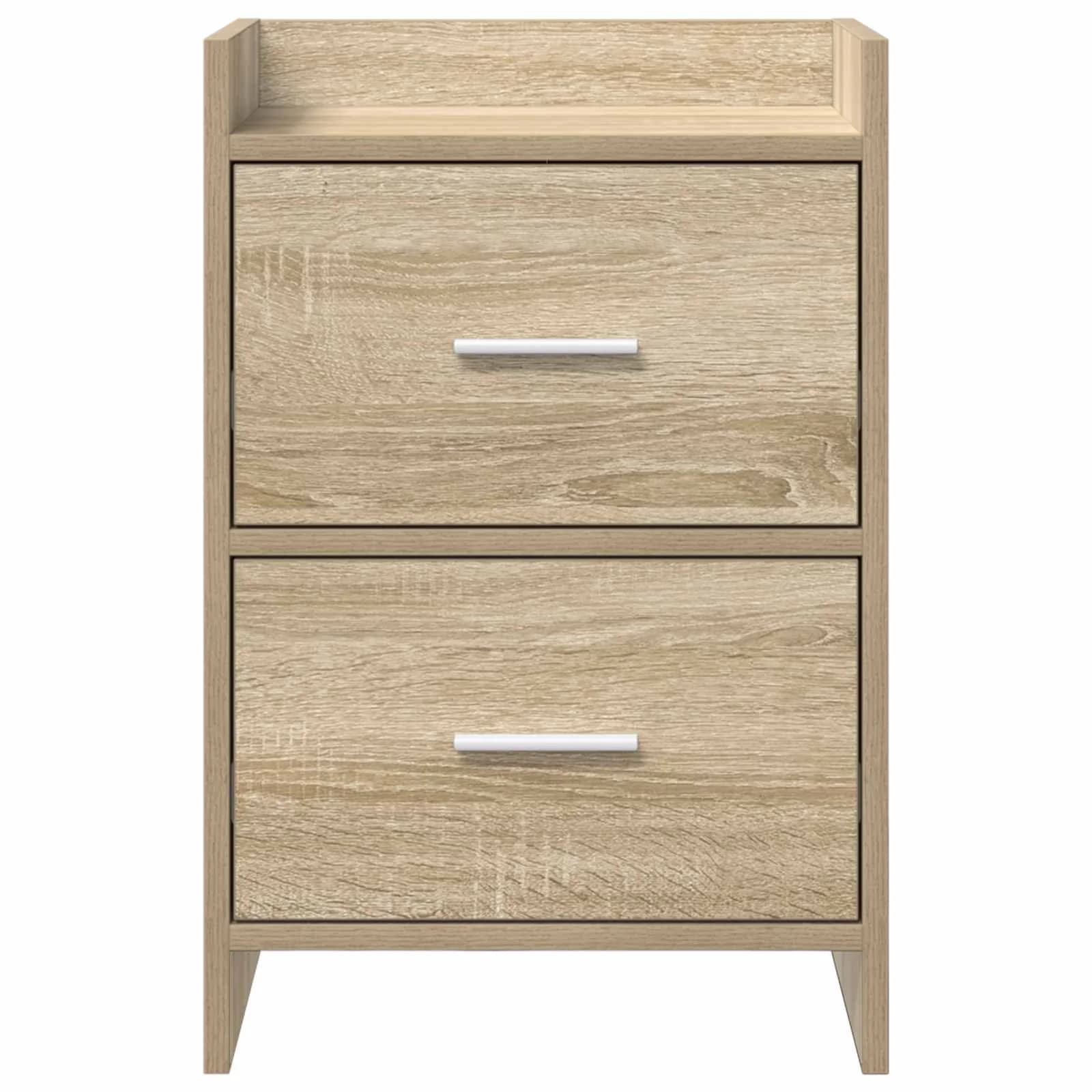Posteljne mize 2 kos Sonoma hrast 40 x 30 x 60 cm - slika 4
