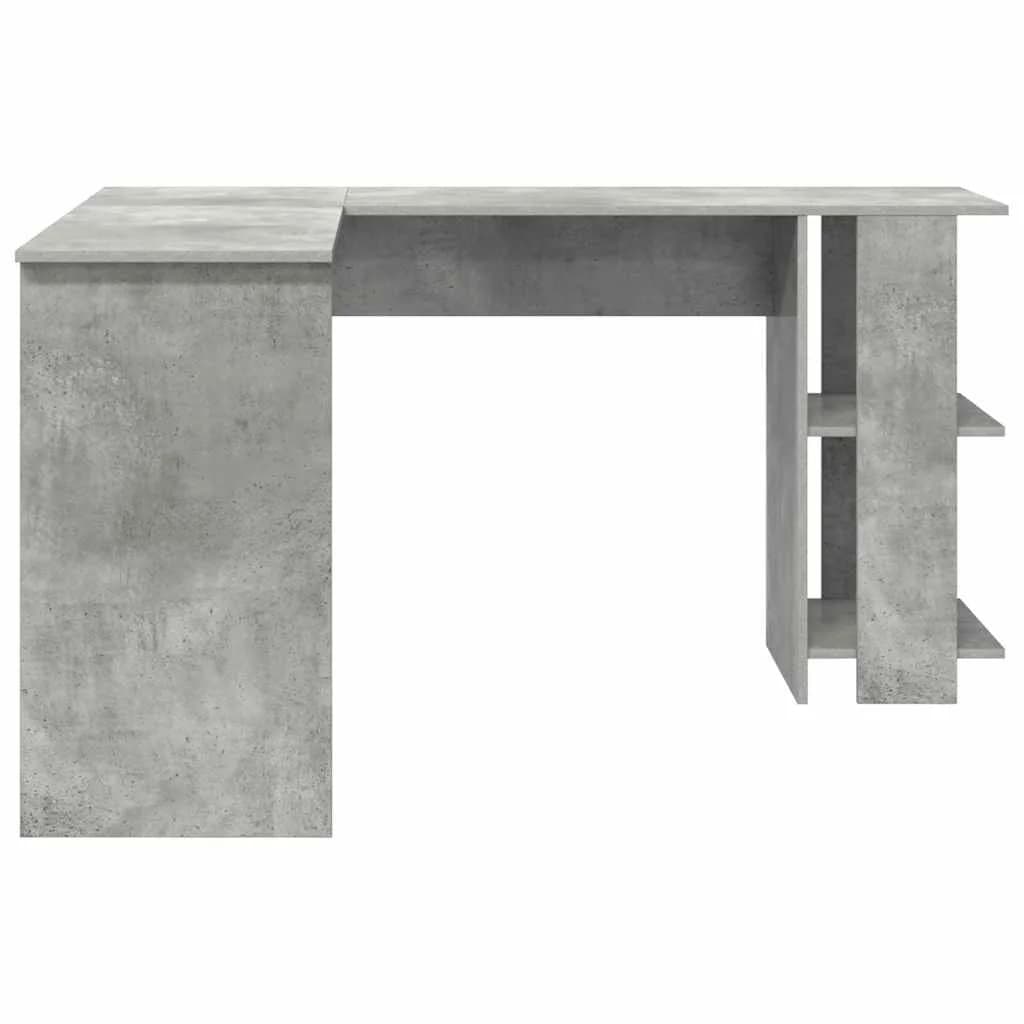 Kotniška miza Betonsko siva Inženirski les 140 x 113,5 x 75 cm - slika 6