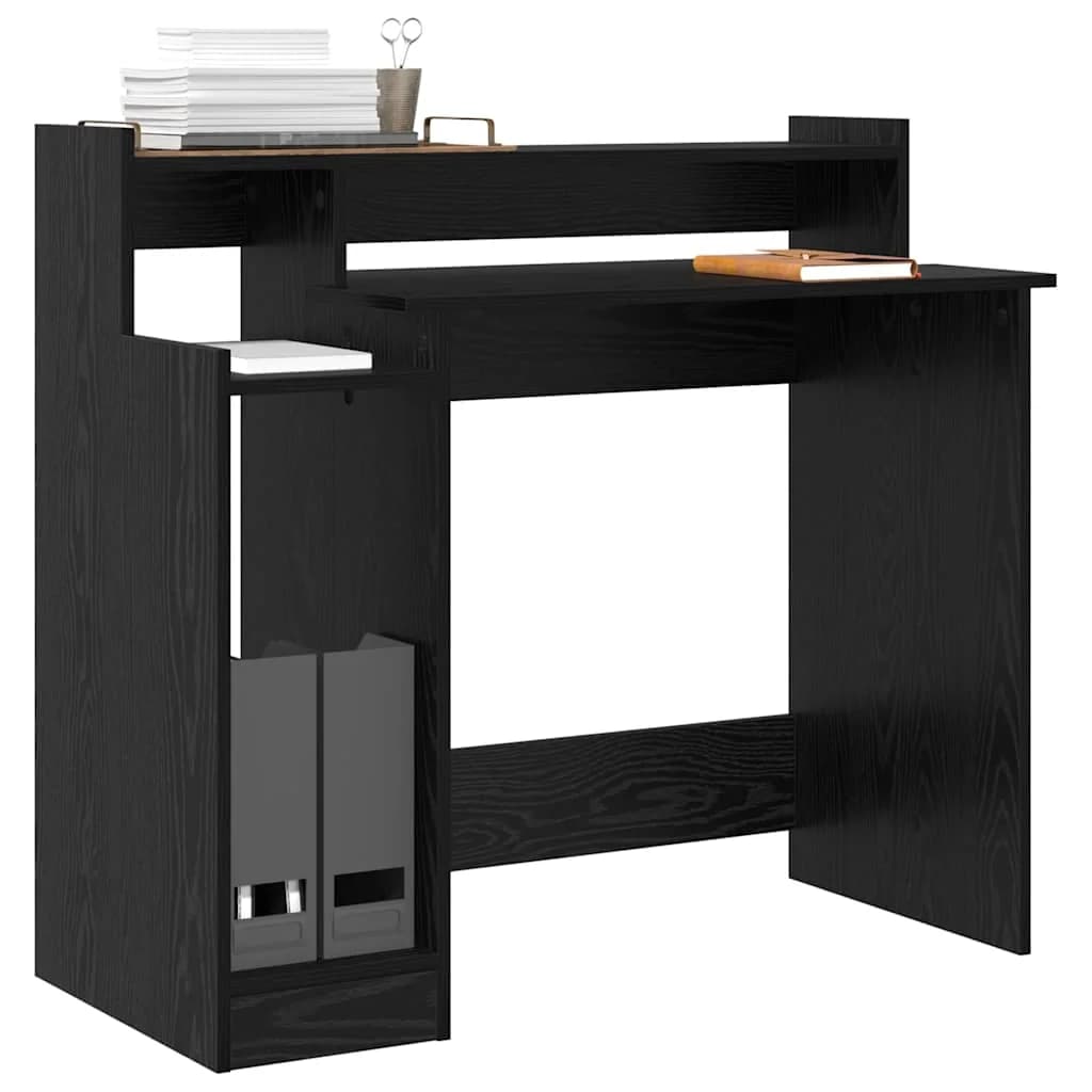 Miza Črna Orehovina Inženirski les 97 x 45 x 90 cm - slika 3