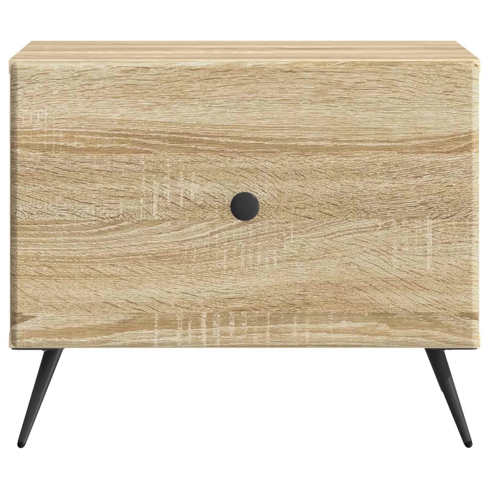 Klubska miza Sonoma hrast 49 x 50 x 40 cm Inženirski les - slika 5
