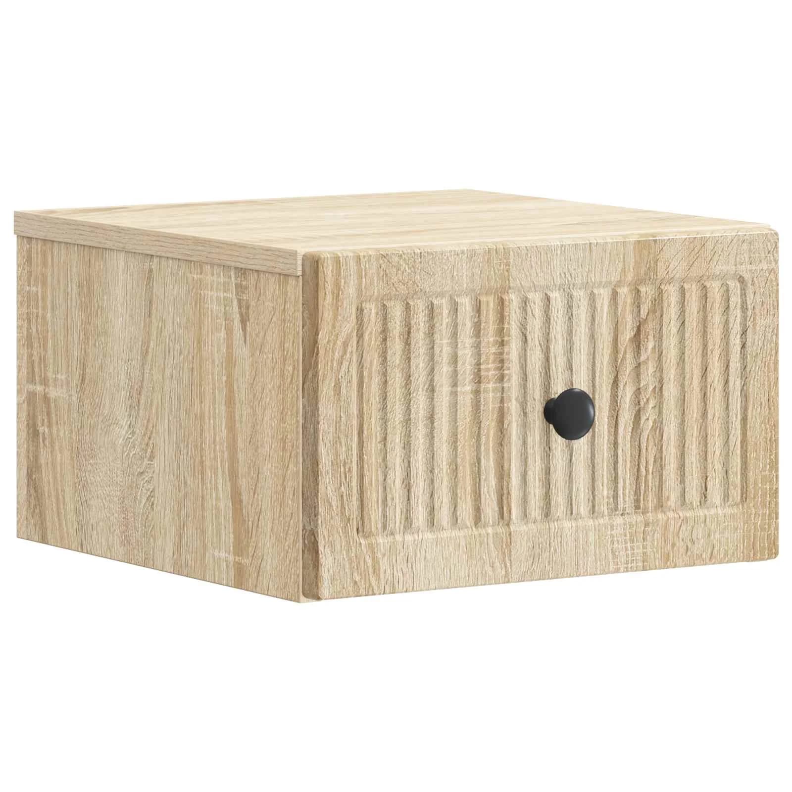 Stenski nočni omarici s predalom Sonoma hrast 33 x 34,5 x 20 cm - slika 2