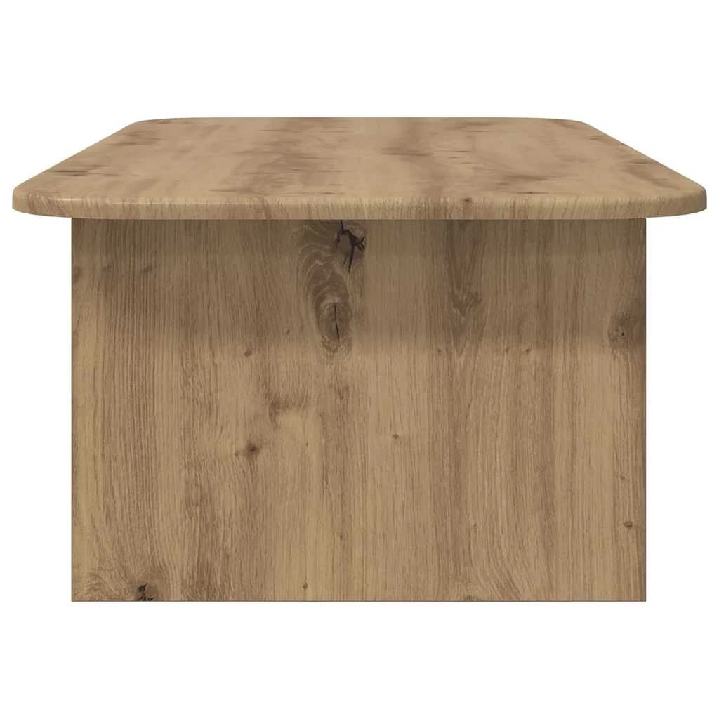 Klubska miza Umetni hrast 93 x 53 x 33 cm Inženirski les - slika 6