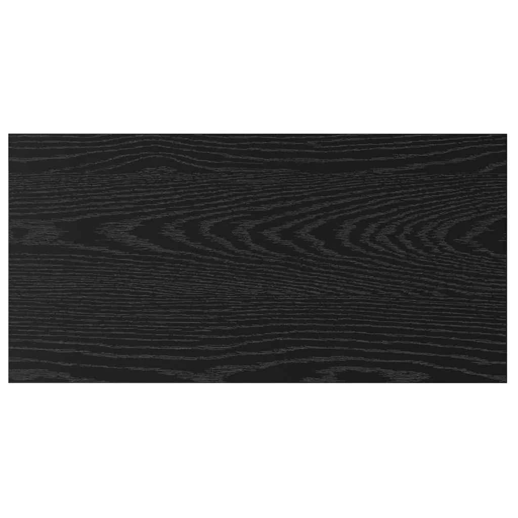 Polica za knjige 3 nivojev 4 kos 60 x 30 x 1,5 cm Črna - slika 7