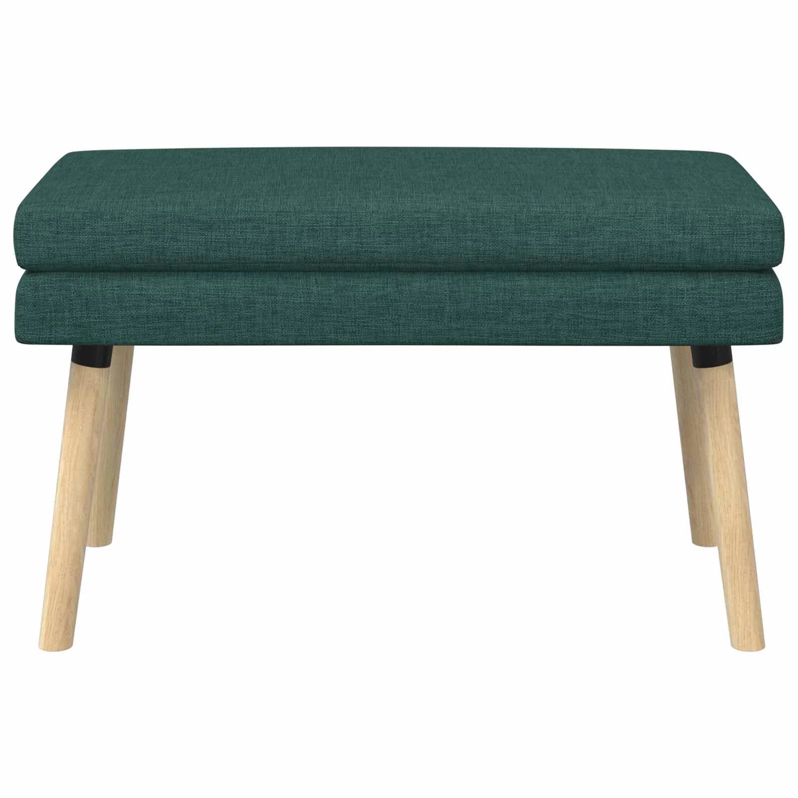 Dvojna klop Temno zelena 80 x 40 x 47 cm Blago - slika 5