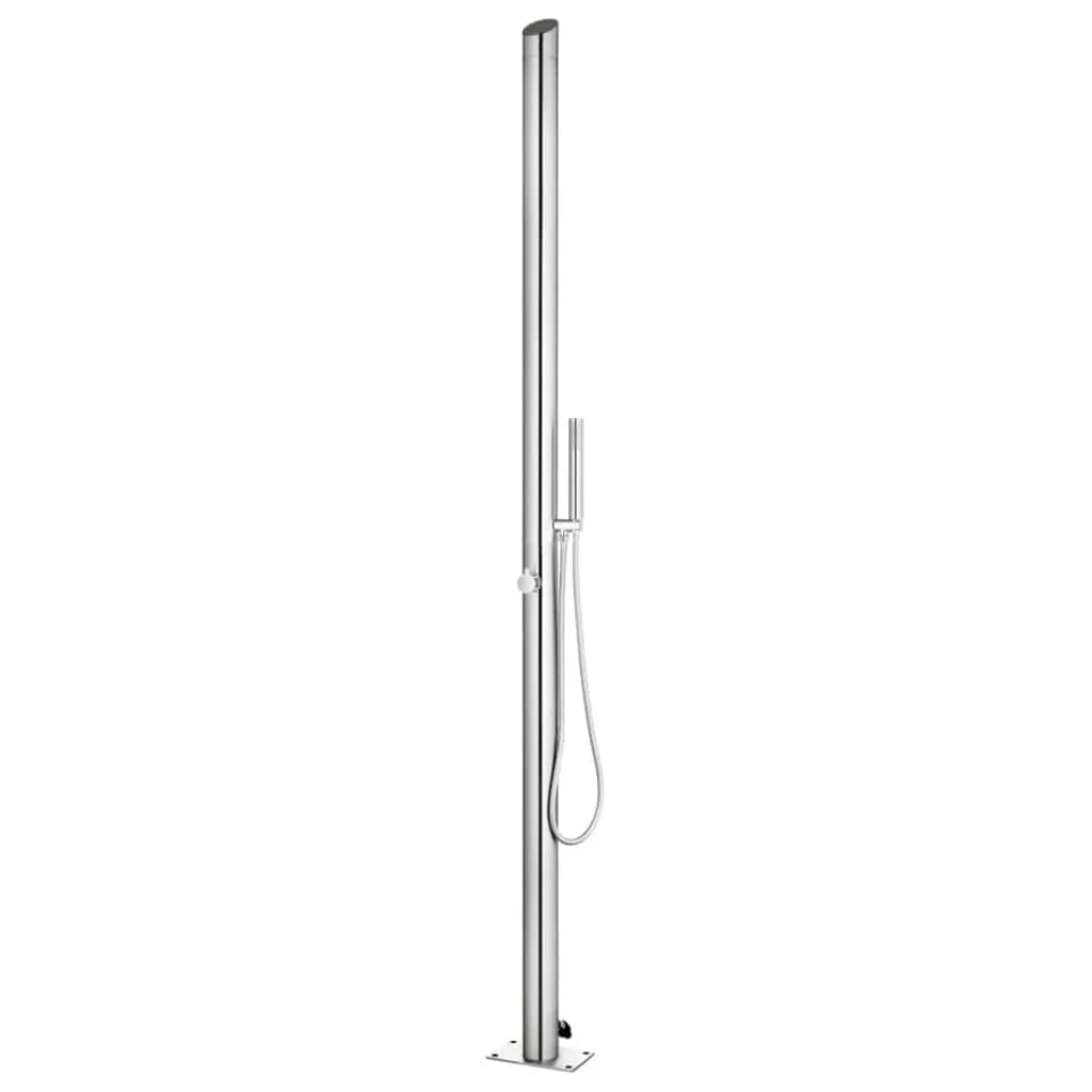 Vrtni tuš 220 cm nerjaveče jeklo - slika 2