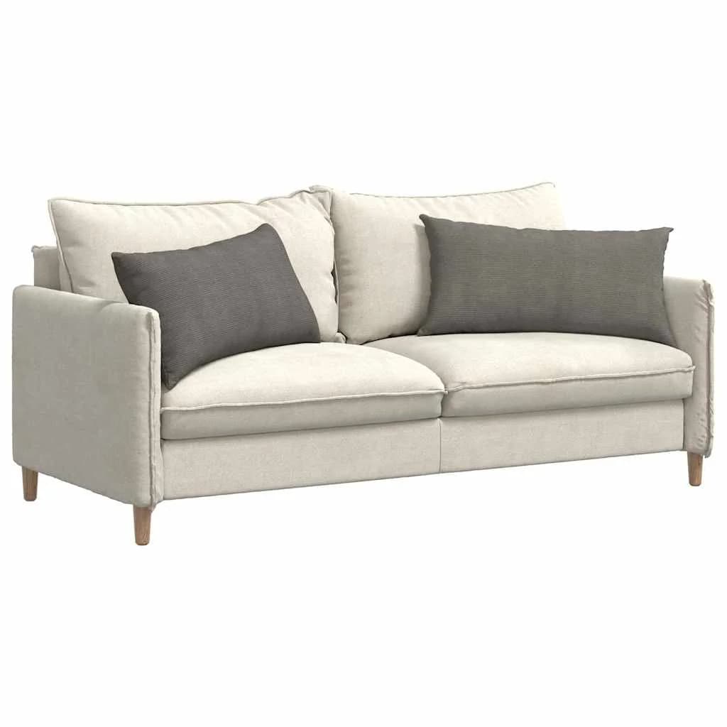 Blazine za kavč 2 pcs Svetlo siva 80 x 40 cm Žametna tkanina - slika 3