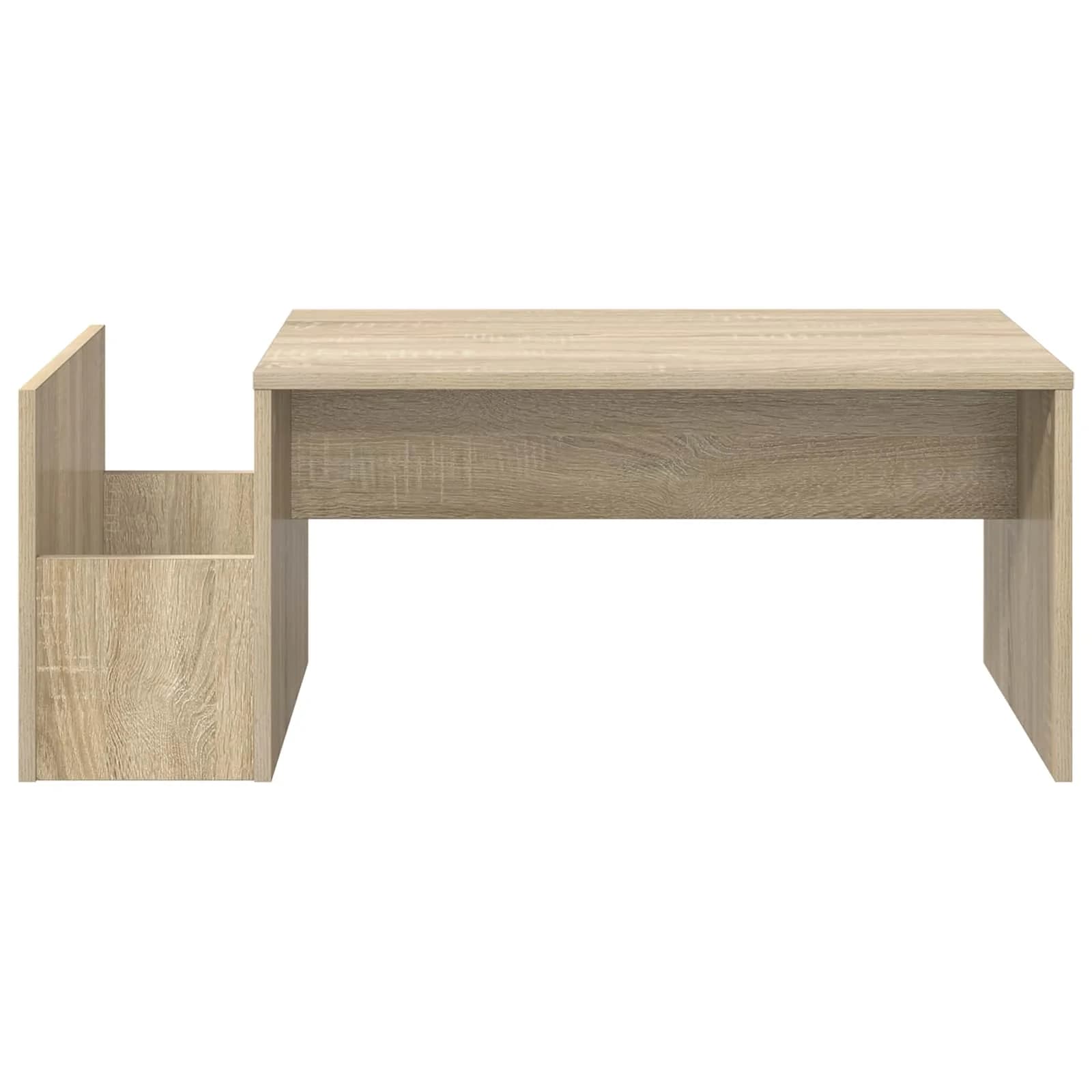 Klubska miza Sonoma hrast 90 x 45 x 35 cm Inženirski les - slika 5