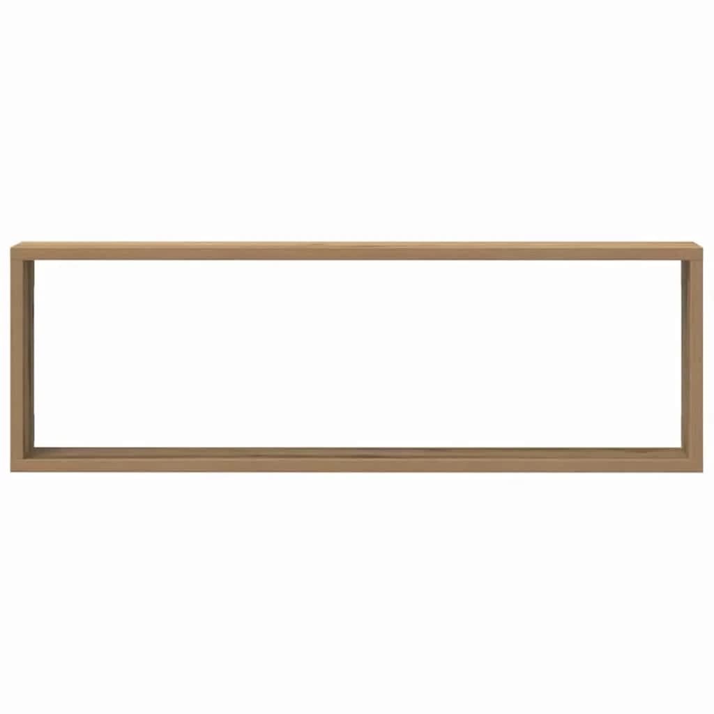 Stenske police Montaža za steno 4 kos Oreh 80 x 15 x 26 cm - slika 8
