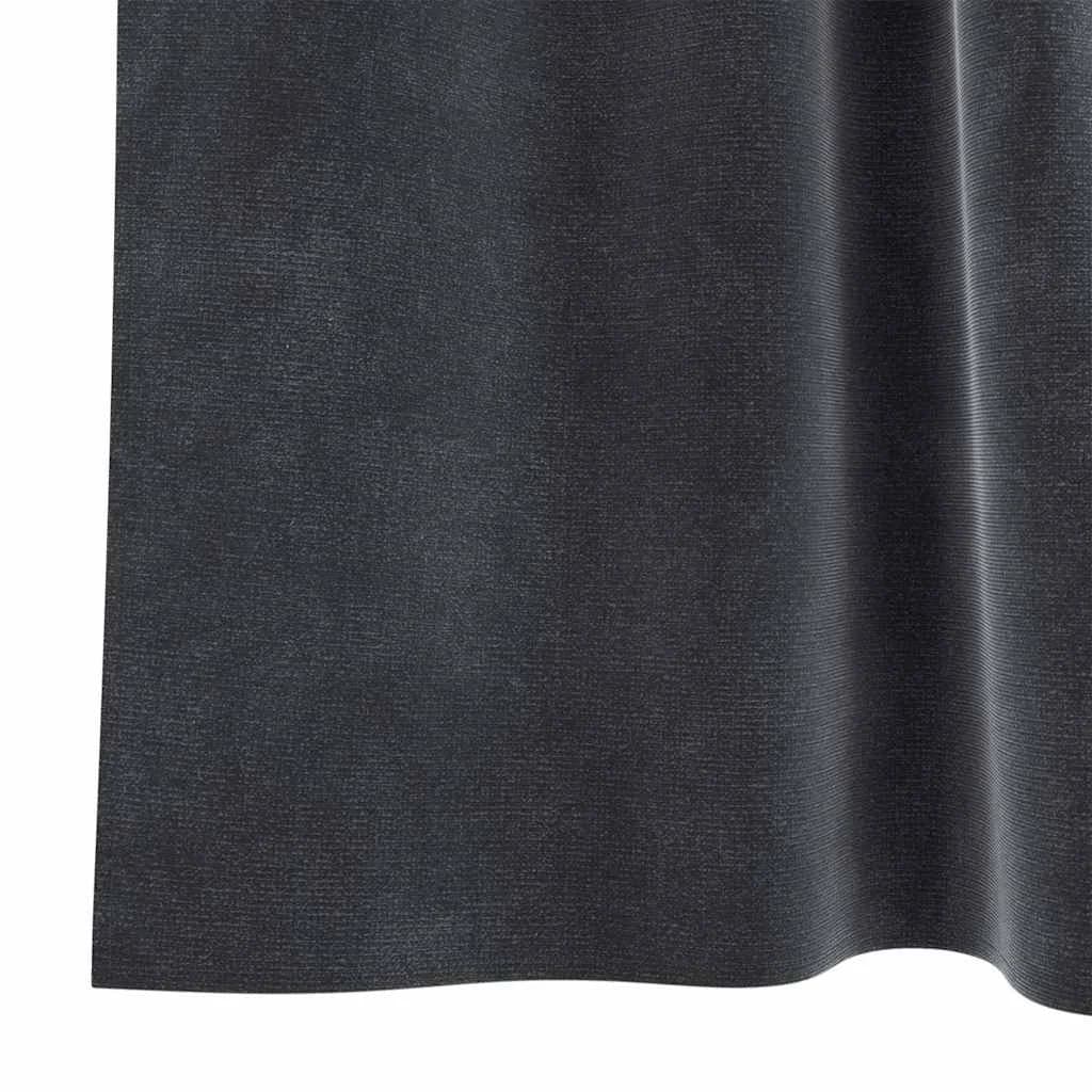 Zatemnitvene zavese 2 kos Temno siva 140 x 225 cm Žamet - slika 6