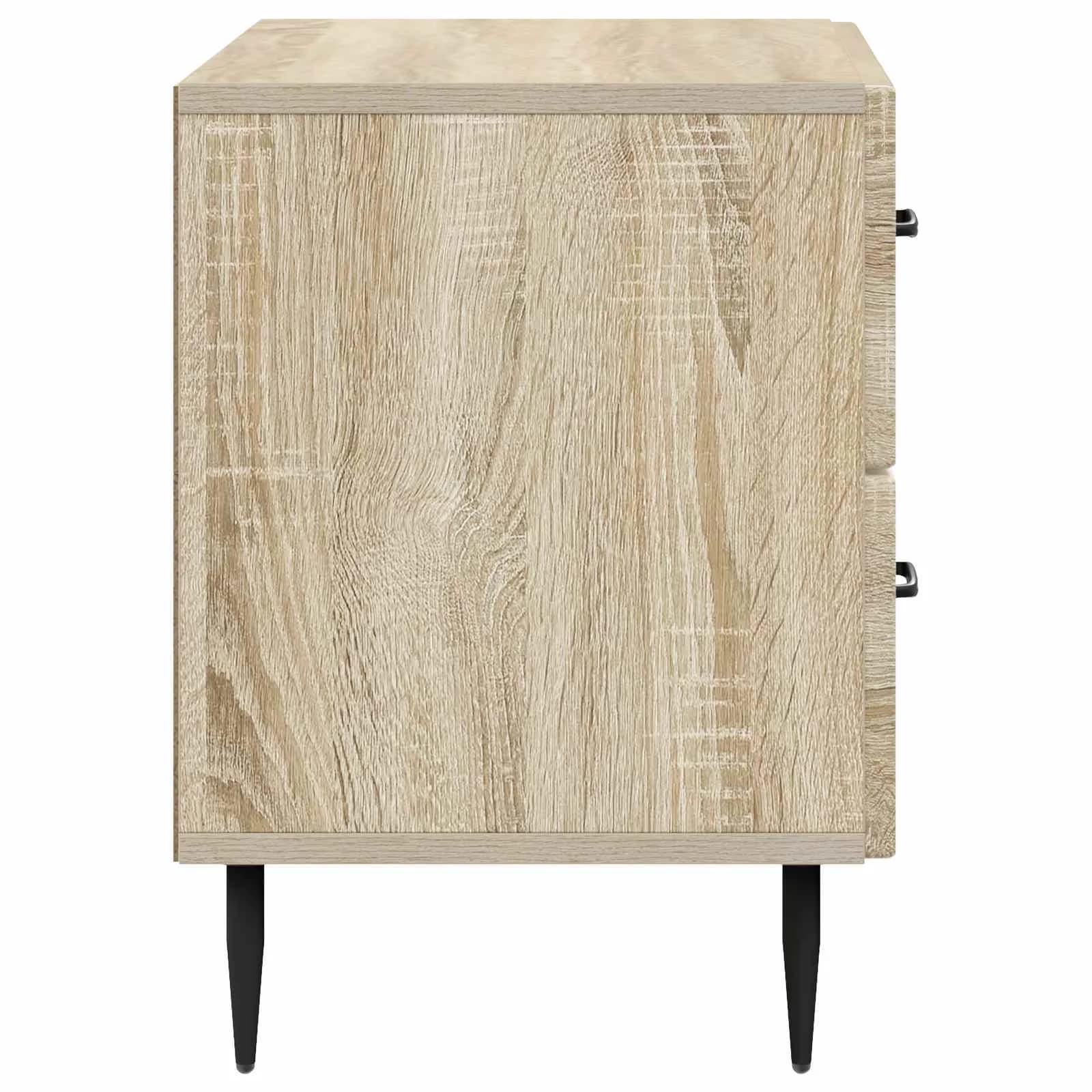 Nočna omarica Sonoma hrast 62 x 34,5 x 47,5 cm Inženirski les - slika 6