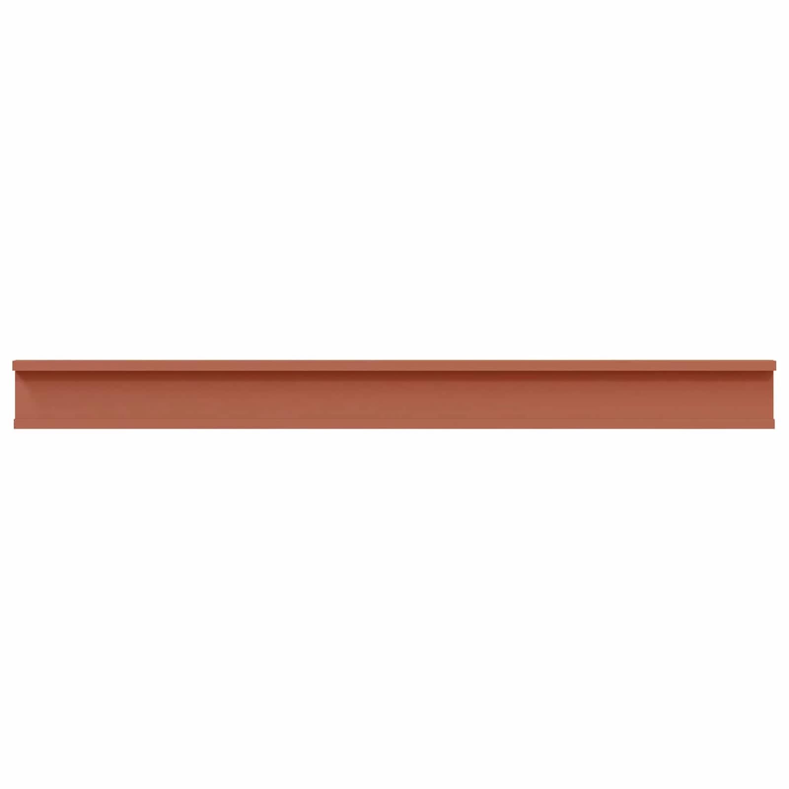 Stenska polica Montaža za steno 2 kos Rdeča 100 x 9 x 3 cm - slika 10