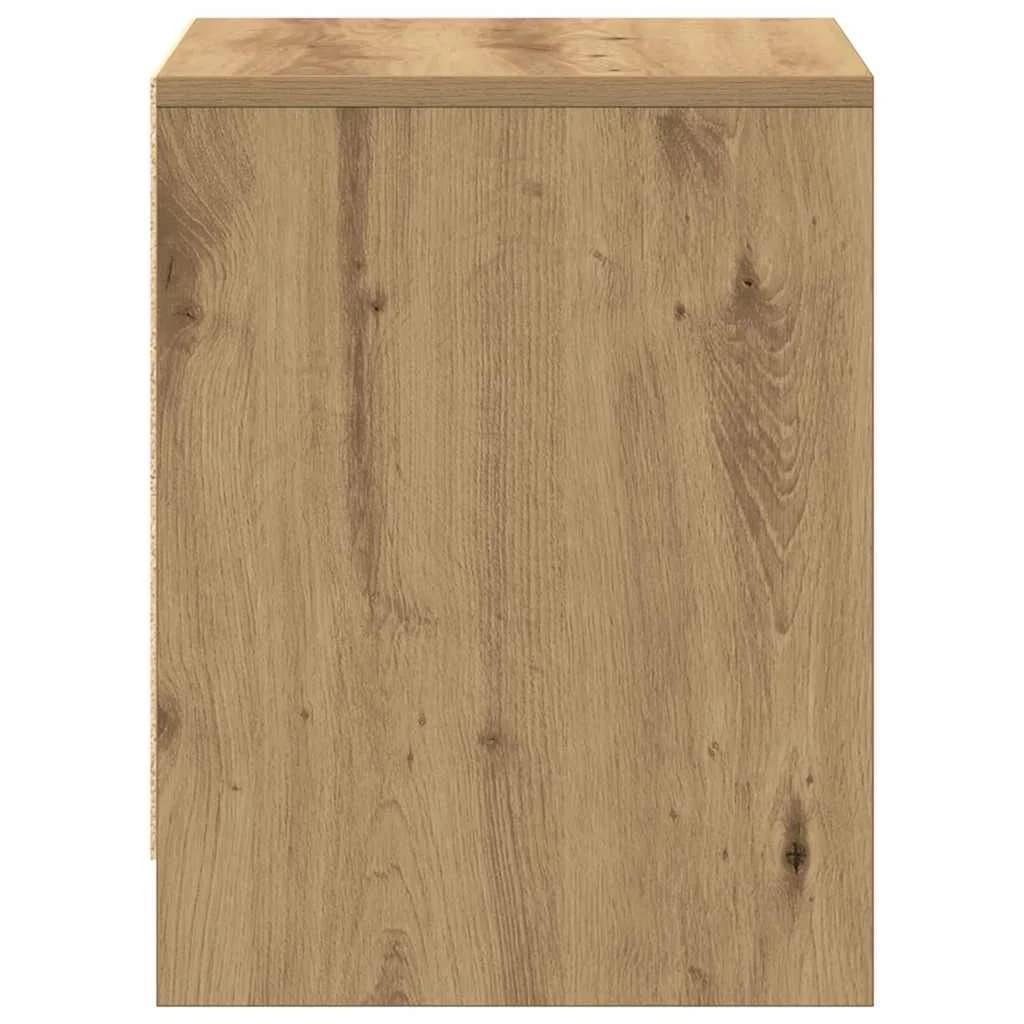 Nočna omarica 2 kos Umetni hrast 45 x 34 x 44,5 cm - slika 8