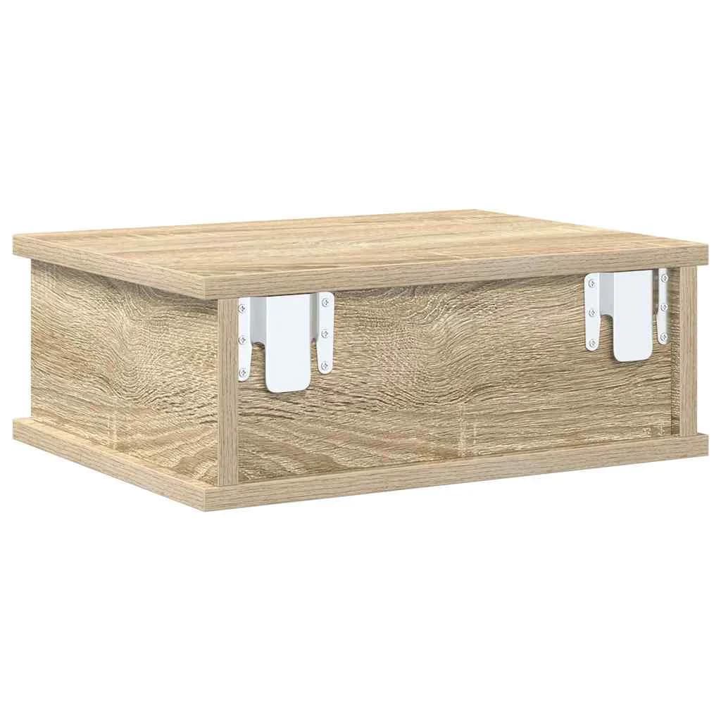 Nočna omarica Sonoma hrast 40 x 31 x 15 cm Inženirski les - slika 7