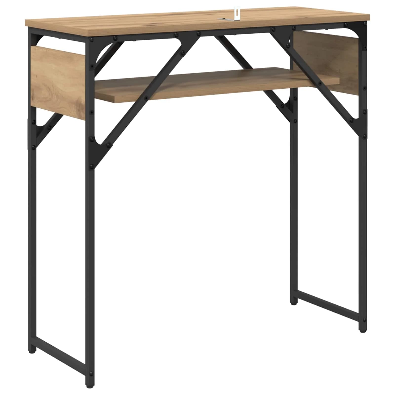 Konzolnamizica Umetni hrast Inženirski les 75x30x75cm - slika 7