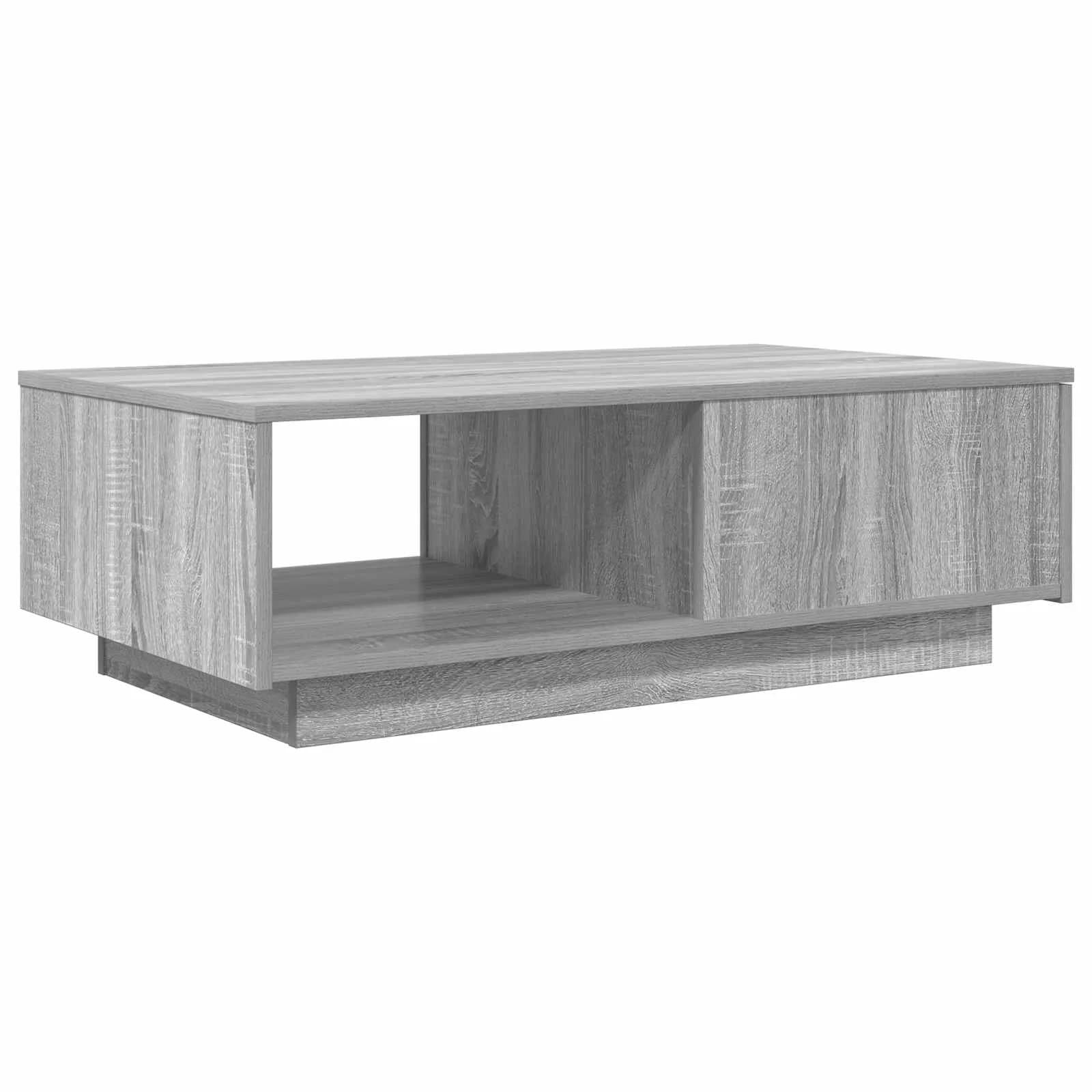 Klubska miza Siva Sonoma 95 x 55 x 31 cm Inženirski les - slika 8