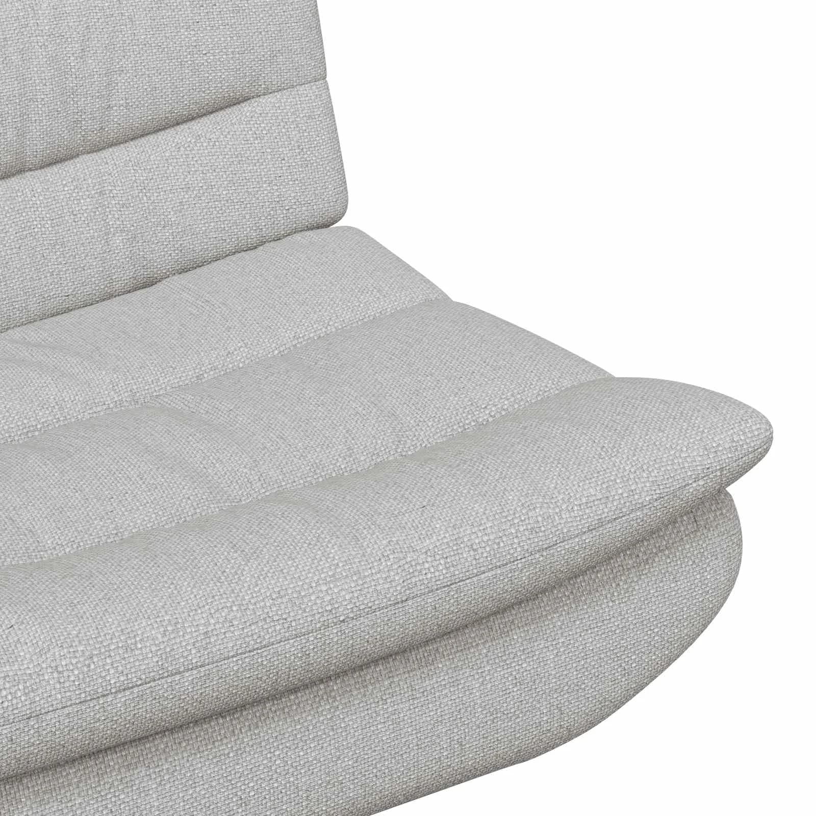 Vrtljiv stol Oblačno siva 63 x 75 x 76 cm blago - slika 7