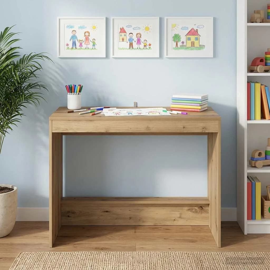 Posteljski pisalni miza Artisan hrast Inženirski les