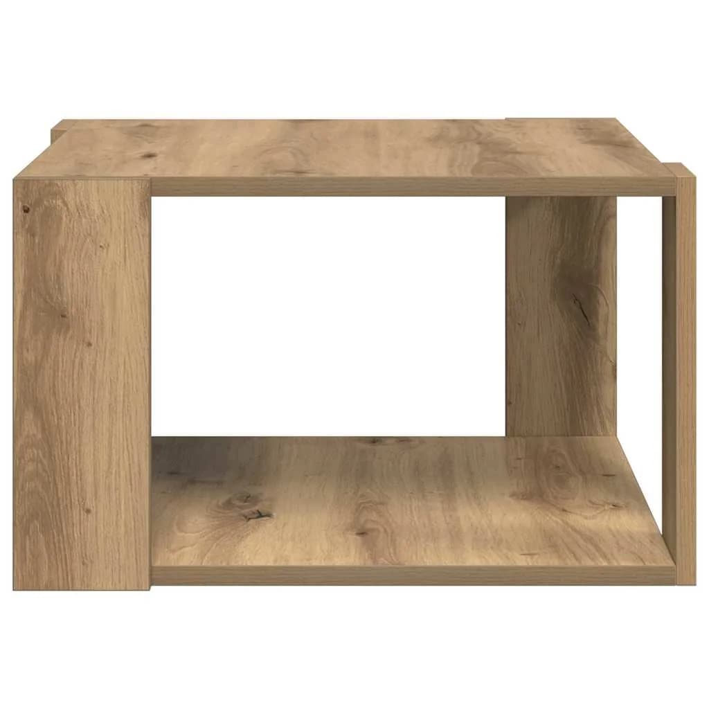 Klubska miza Umetni hrast 51,5 x 51,5 x 30 cm Inženirski les - slika 6