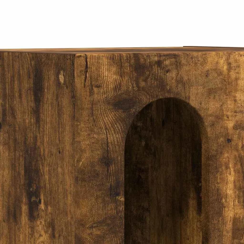 Nočna omarica ELST 2 kos Dimljeni oreh 40 x 35 x 50 cm - slika 9