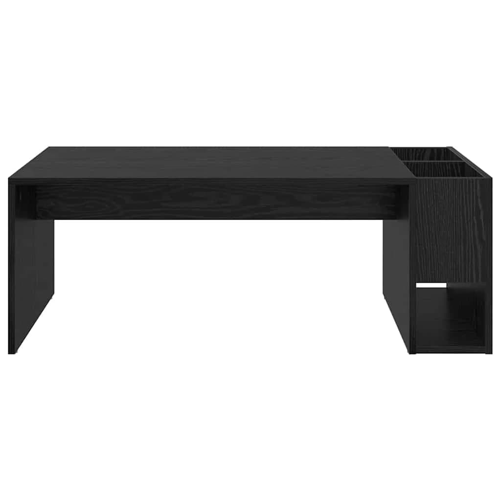 Klubska miza Črna Orehovina 101,5 x 50 x 37 cm Inženirski les - slika 5
