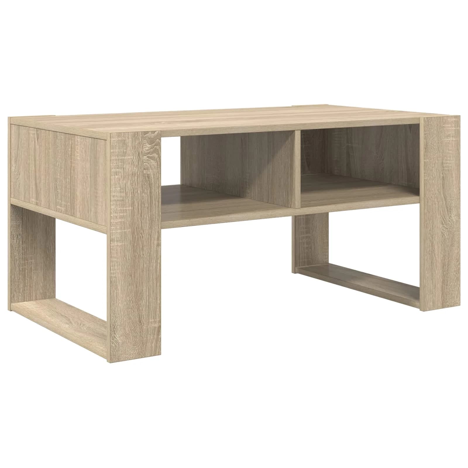 Klubska miza Sonoma hrast 92 x 53 x 45 cm Inženirski les - slika 7