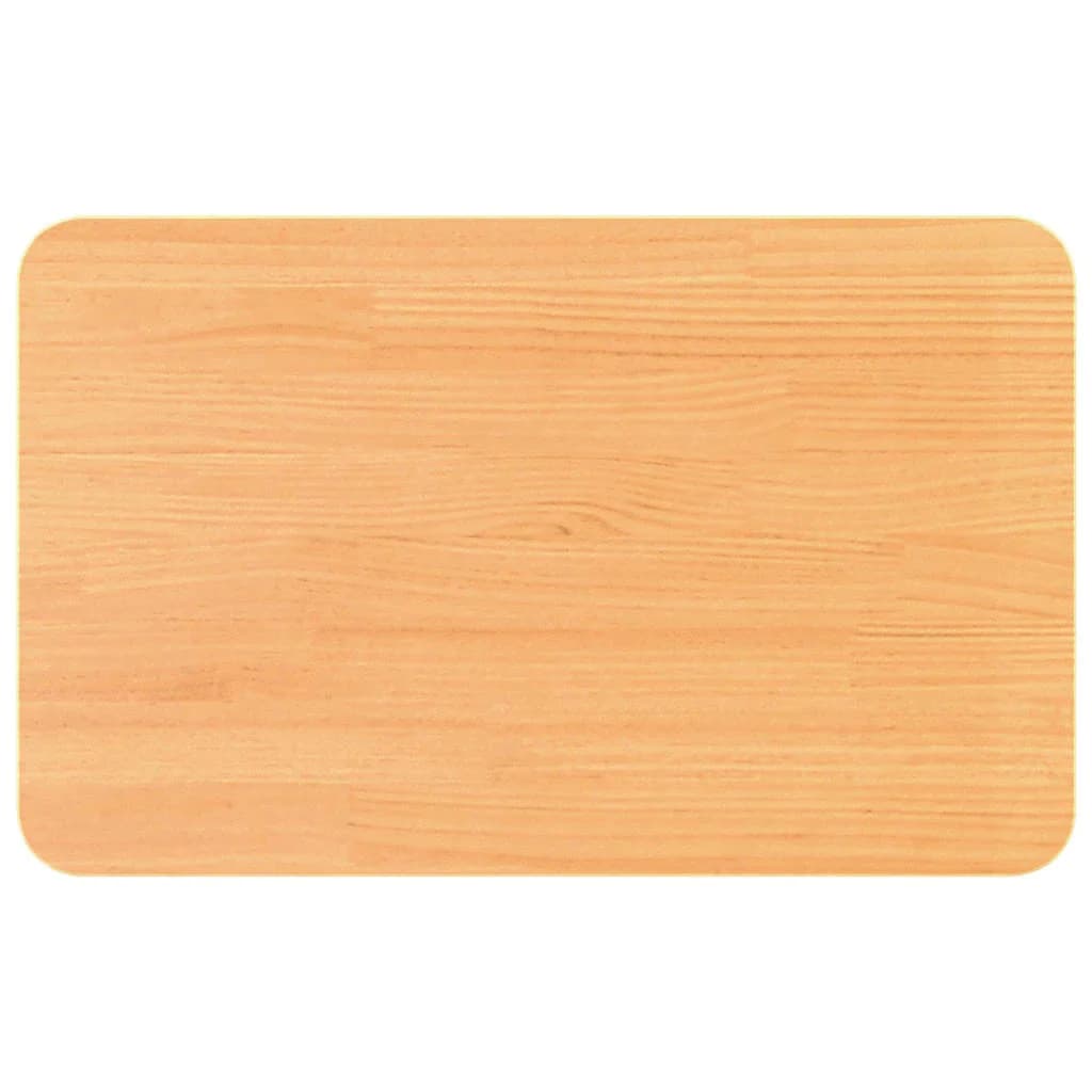 Klubska miza Voskast rjav 80 x 50 x 31 cm Trdna borovina - slika 9