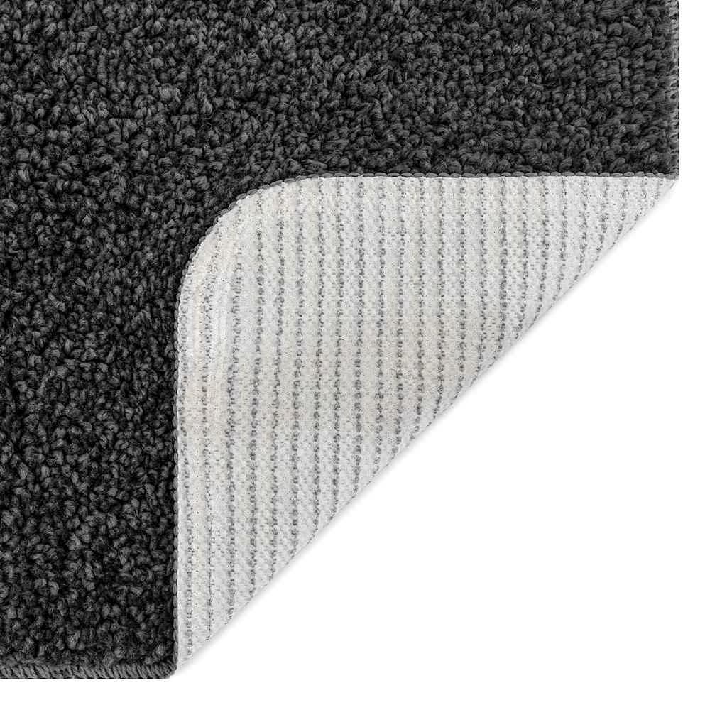 Antiskluzna Shaggy Preproga Temno siva 120 x 120 cm PP - slika 4