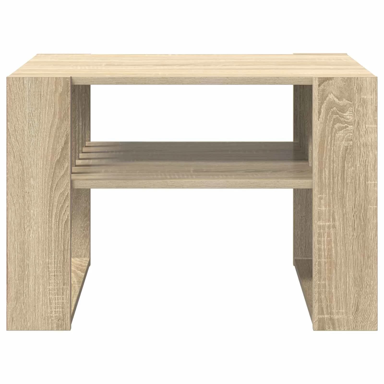 Klubska miza Sonoma hrast 66 x 49,5 x 45 cm Inženirski les - slika 5