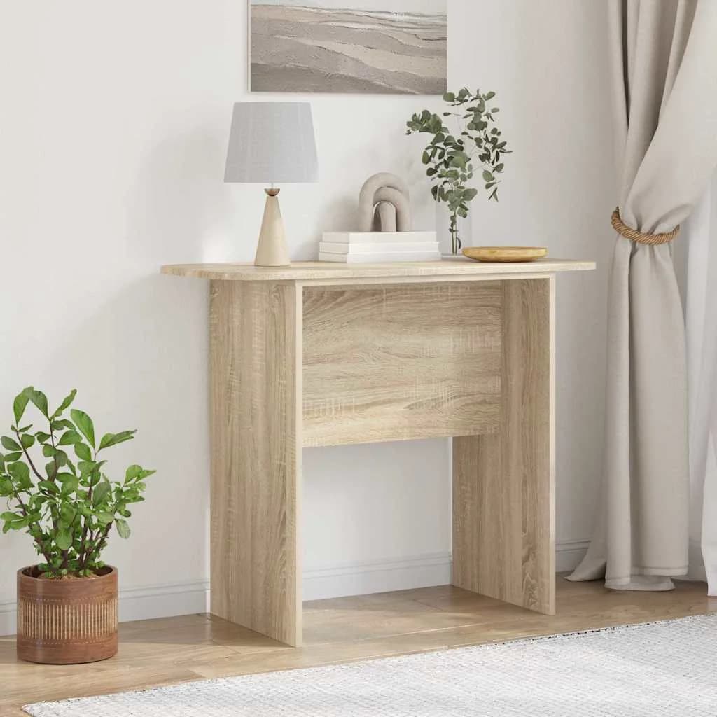 Konzolna miza Sonoma hrast 93 x 40 x 75 cm Inženirski les