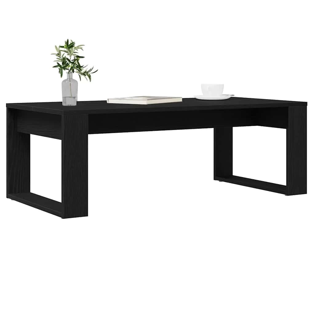 Klubska miza Črna Orehovina 102 x 50 x 35 cm Inženirski les - slika 3