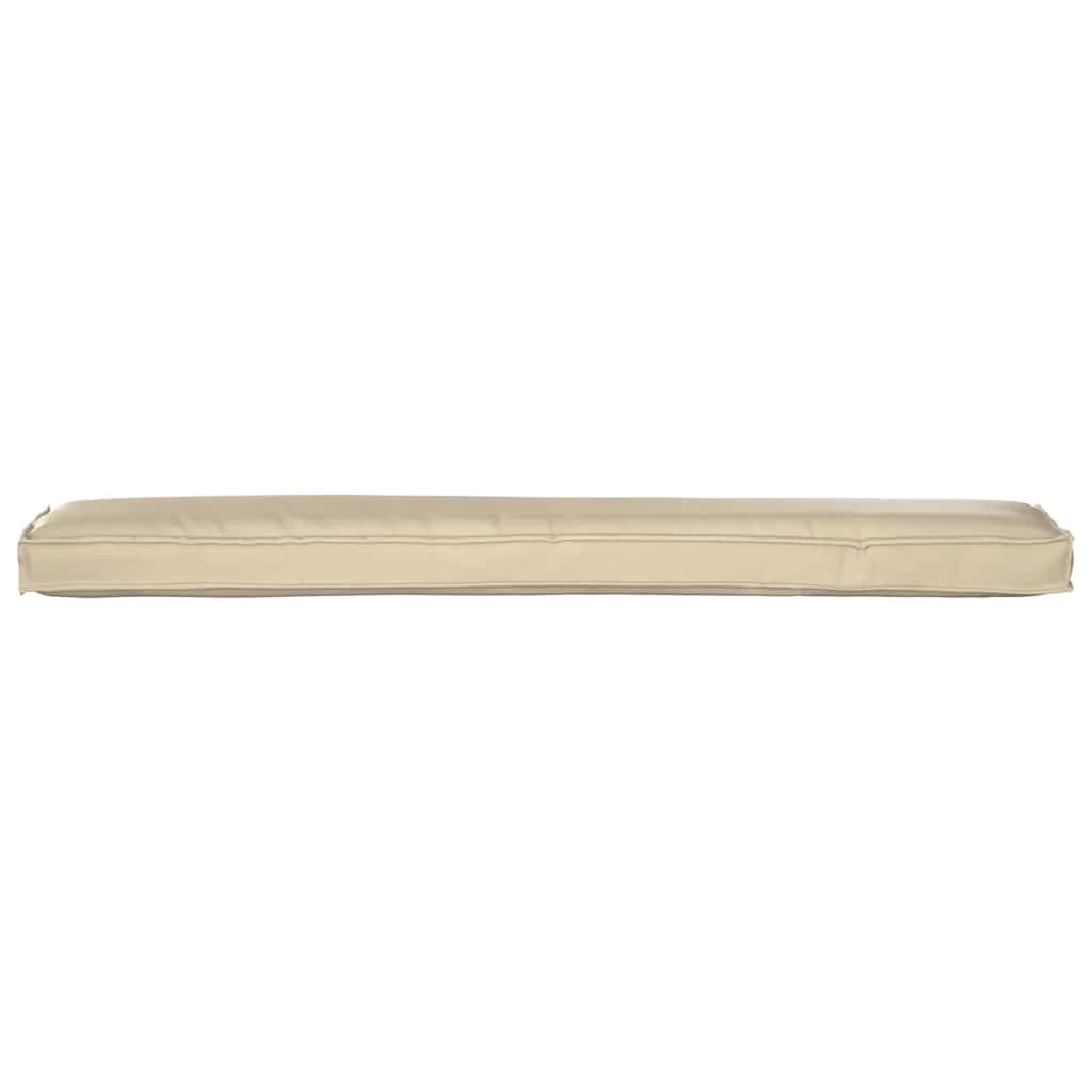 Blazina za palete Bež 200 x 40 x 8 cm Oxford blago - slika 6