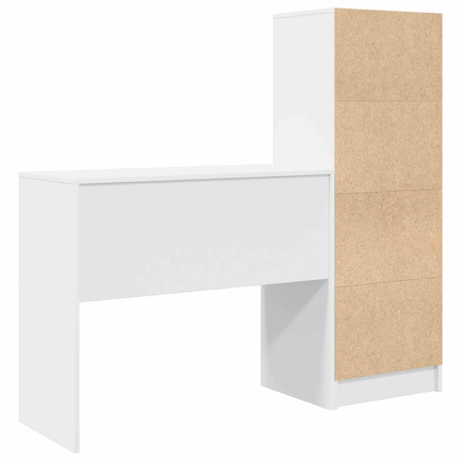 Miza Bela 135,5 x 40 x 127 cm 2 kos - slika 9