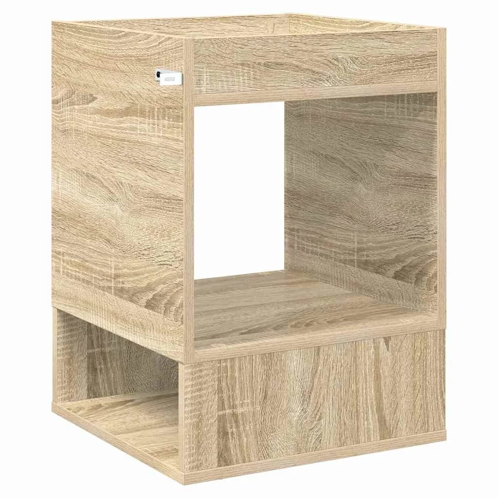 Stranska miza Sonoma hrast 40 x 40 x 56 cm Inženirski les - slika 7