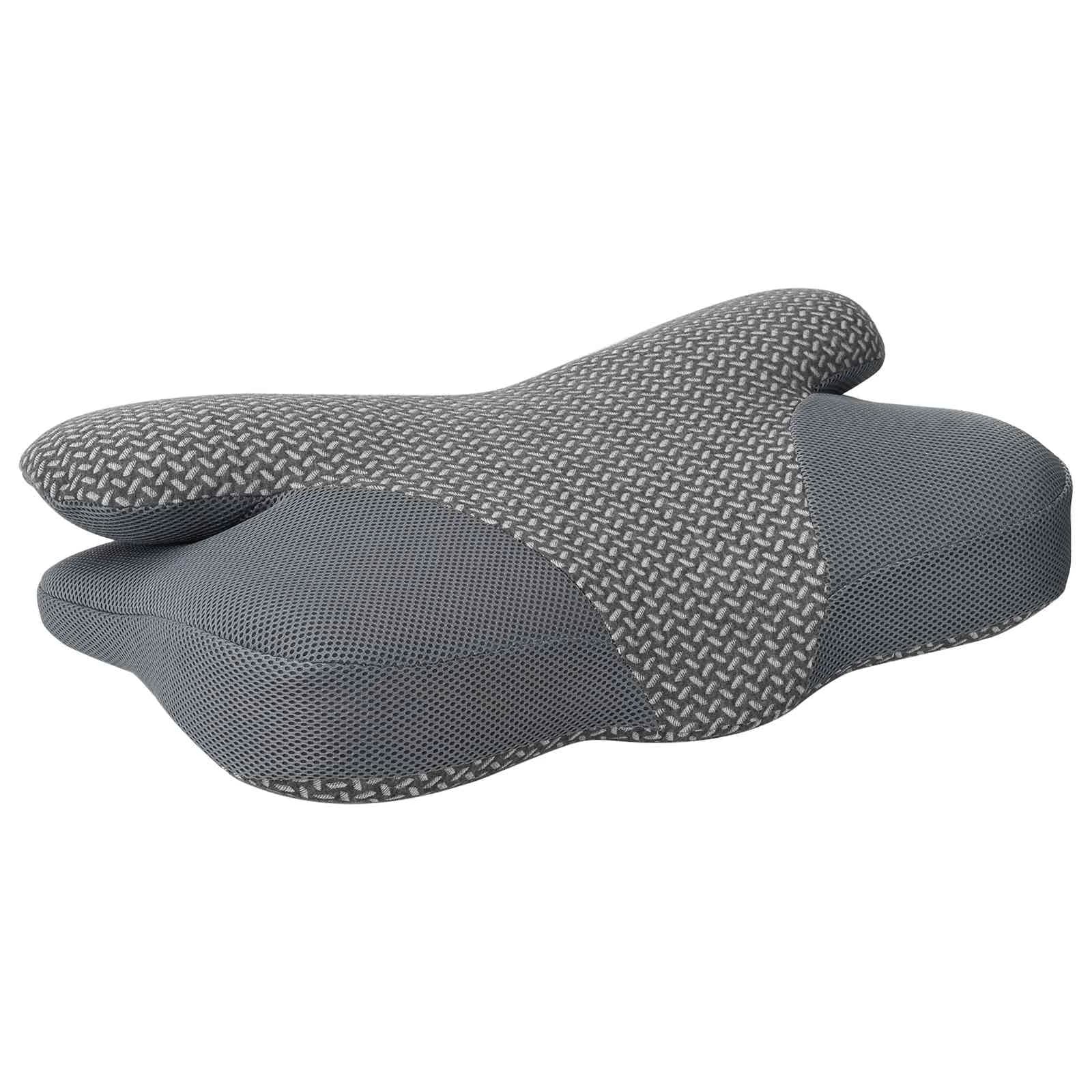 Vzglavnik za vrat Siva Spominska pena 58 x 36 x 13 cm - slika 3