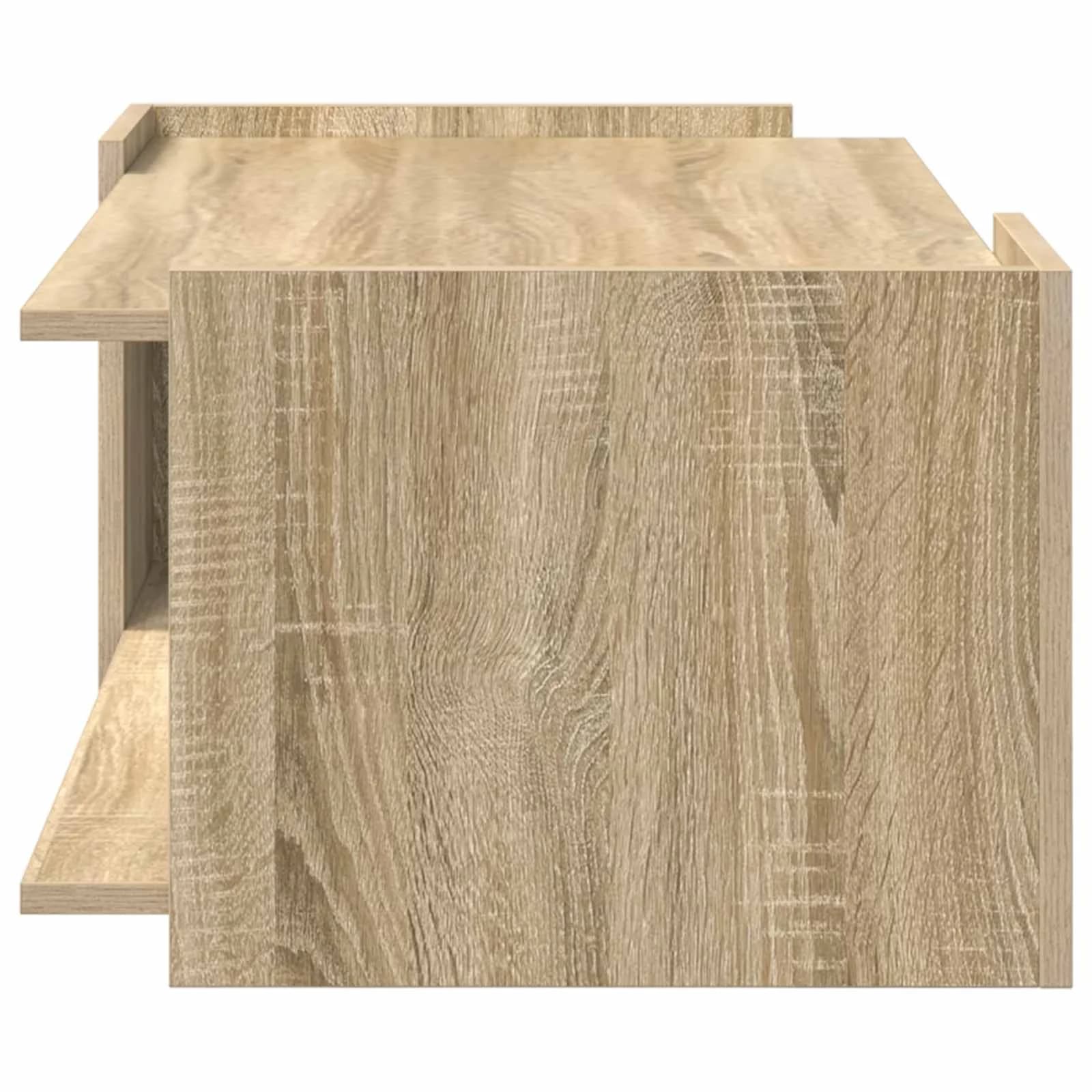 Klubska miza Sonoma hrast 90 x 50 x 33 cm Inženirski les - slika 6