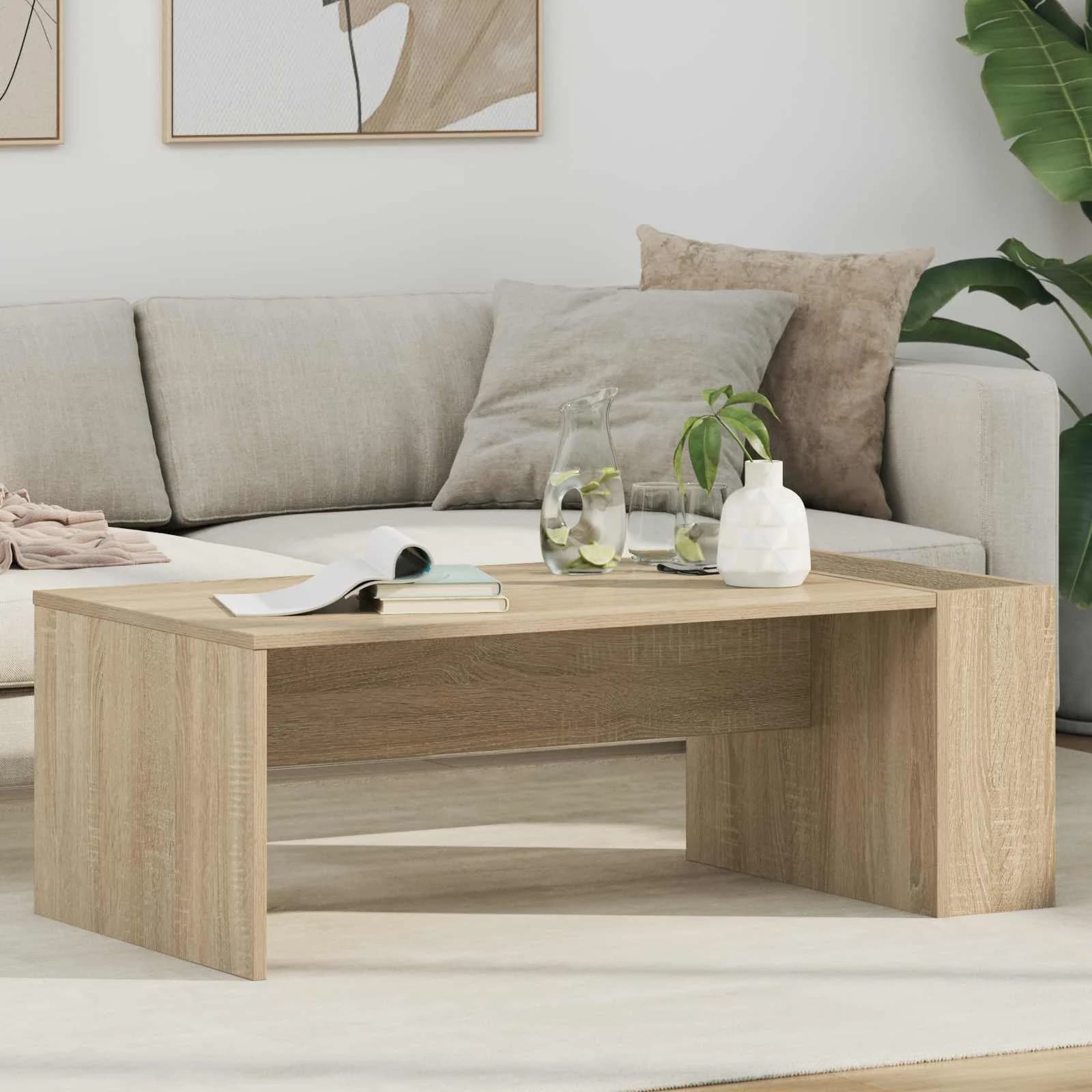 Klubska miza Sonoma hrast 95 x 50 x 34 cm Inženirski les