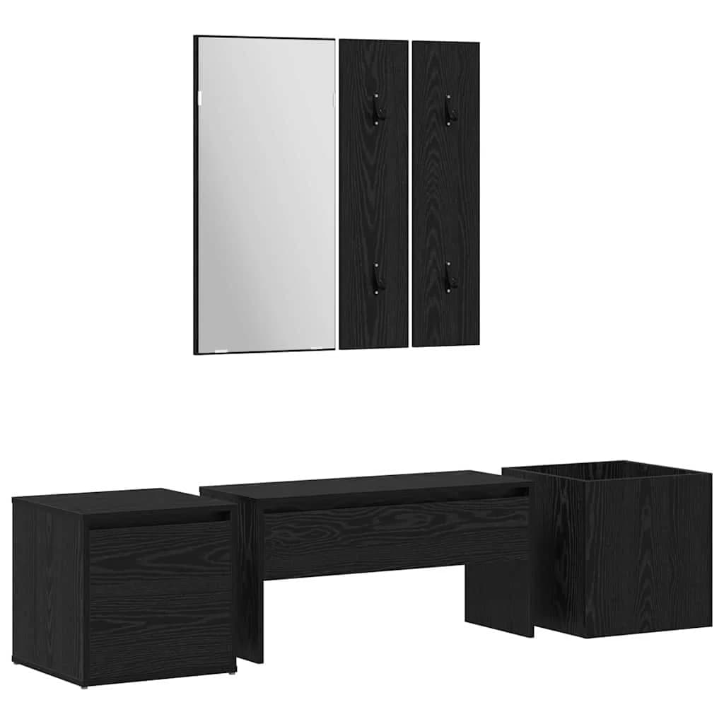 Komplet pohištva za predsobo 6 kos 80 x 31 x 40 cm - slika 2