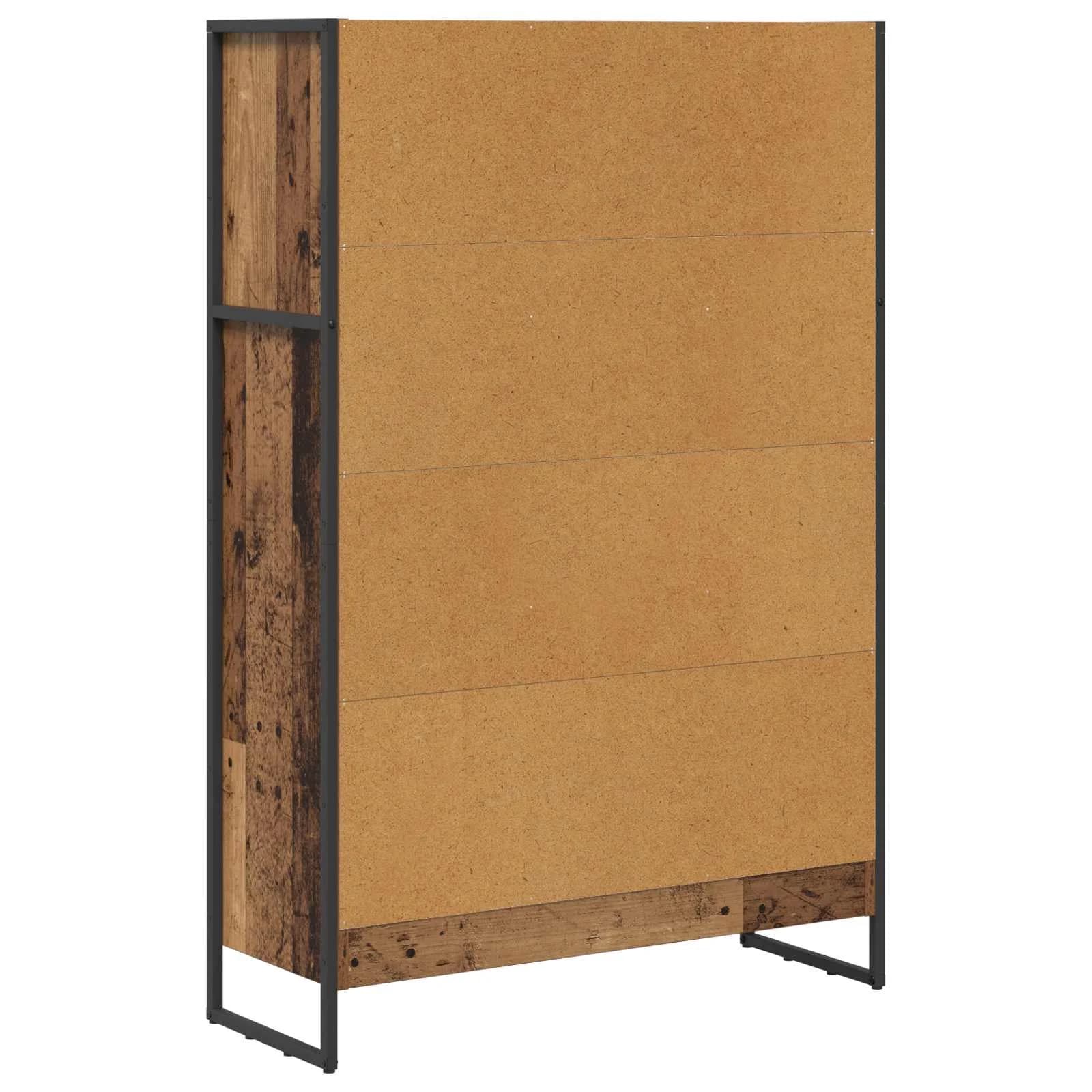 Knjigovni omar 80 x 30 x 121 cm Inženirski les Star les - slika 7