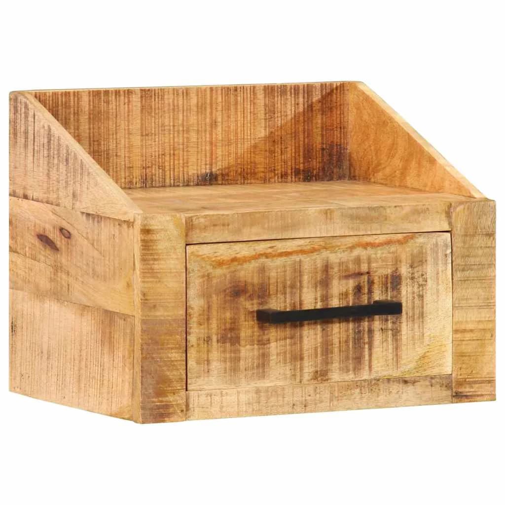 Nočna omarica Rjava 40 x 30 x 30 cm Masiven les manga - slika 4