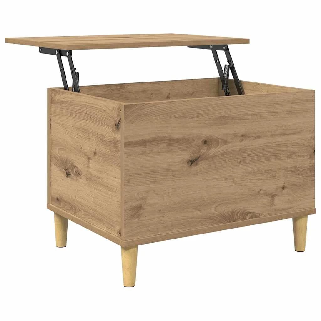 Nočna omarica Umetni hrast 60 x 44,5 x 45 cm Inženirski les - slika 5