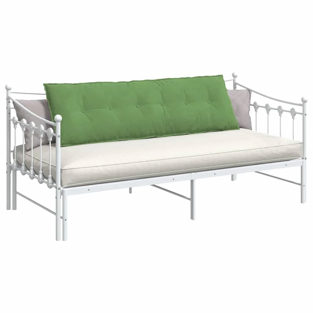Poglavni vzglavnik Svetlo zelena 160 x 50 cm Žametna tkanina - slika 3