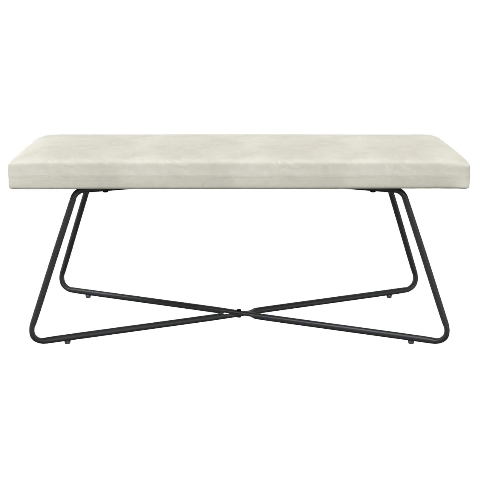 klop Krem 110 x 40 x 45 cm Žamet - slika 5