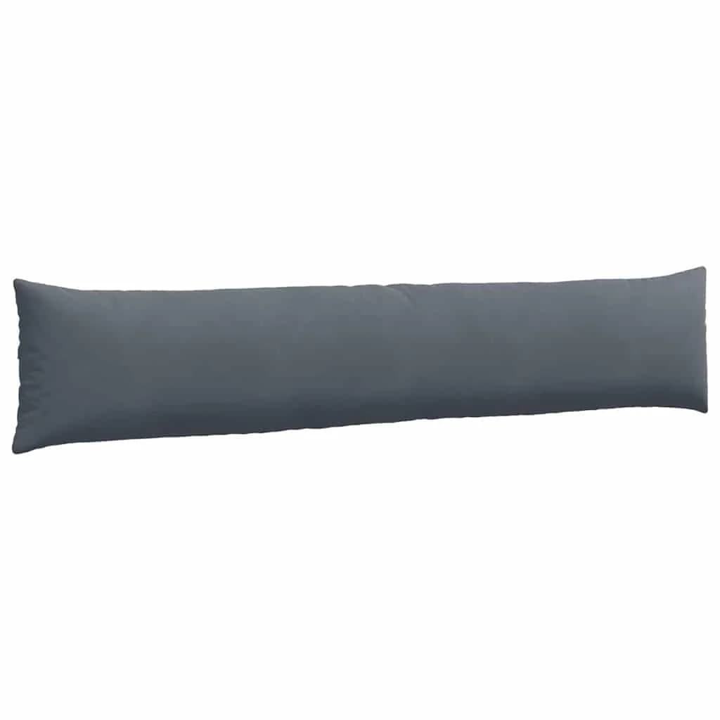 Blazine za kavč 2 pcs Temno siva 200 x 40 cm Žametna tkanina - slika 5