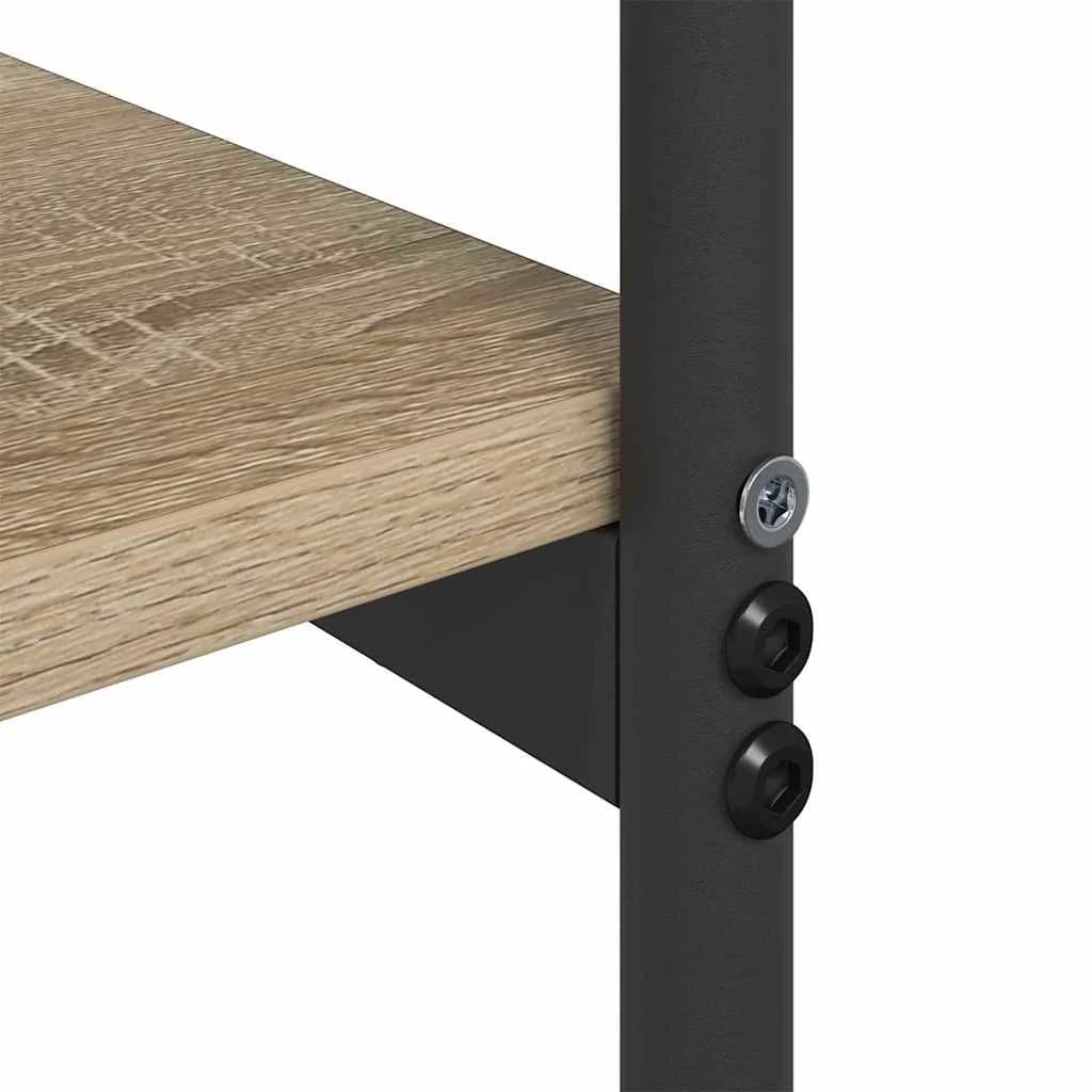 Konzolna miza Sonoma hrast 101 x 35 x 80,5 cm Inženirski les - slika 8