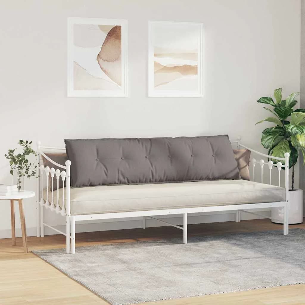 Poglavni vzglavnik Taupe 180 x 19 x 50 cm blago - slika 4