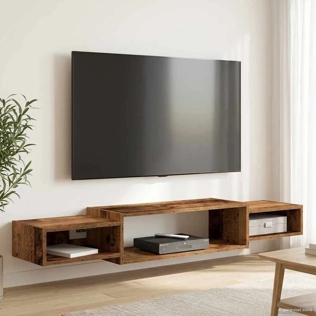 Stenska TV omarica Montaža za steno Star les 140 x 28 x 21 cm - slika 4