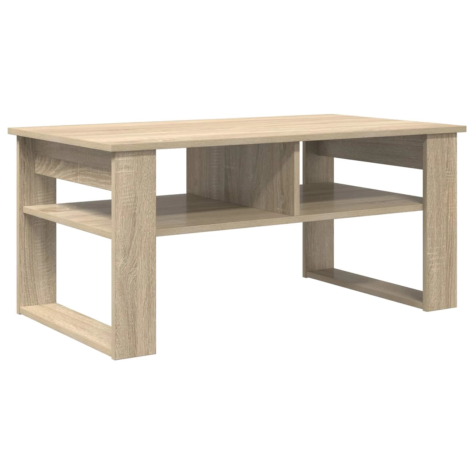 Klubska miza Sonoma hrast 96 x 54 x 44 cm Inženirski les - slika 2